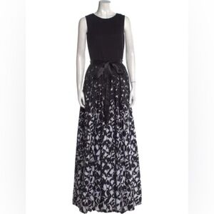 Aidan Mattox Black & White Gown